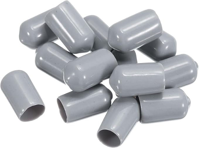 uxcell 20pcs Rubber End Caps 9.5mm ID Vinyl PVC Round Tube Bolt Cap Cover Screw - Image 4