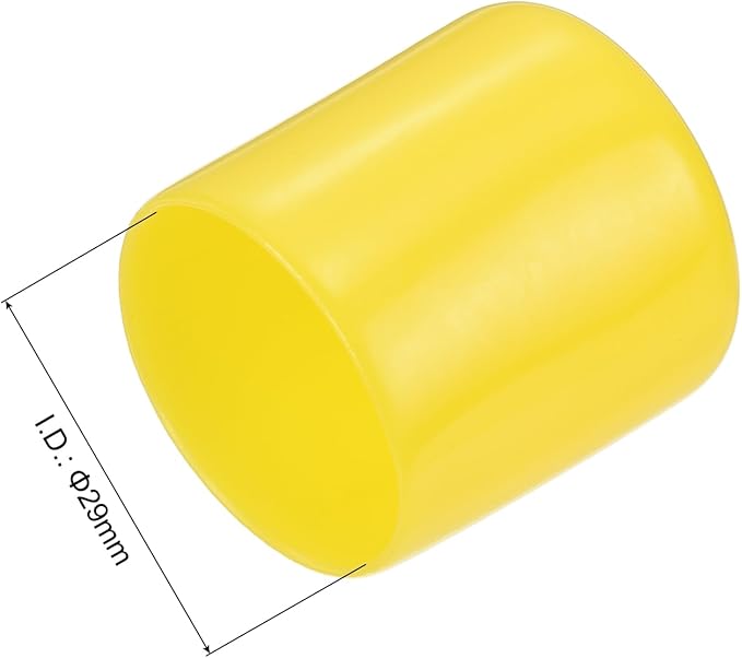 uxcell 20pcs Rubber End Caps 29mm ID Vinyl PVC Round Tube Bolt Cap Cover Screw - Image 3