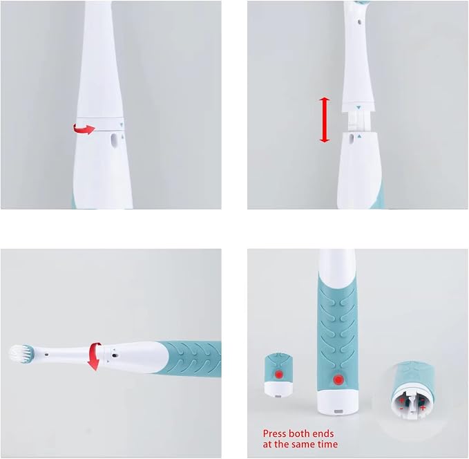Electric Cleaning Brush with 4 in 1 Multiple Brush Heads, Indoor Household - Image 3
