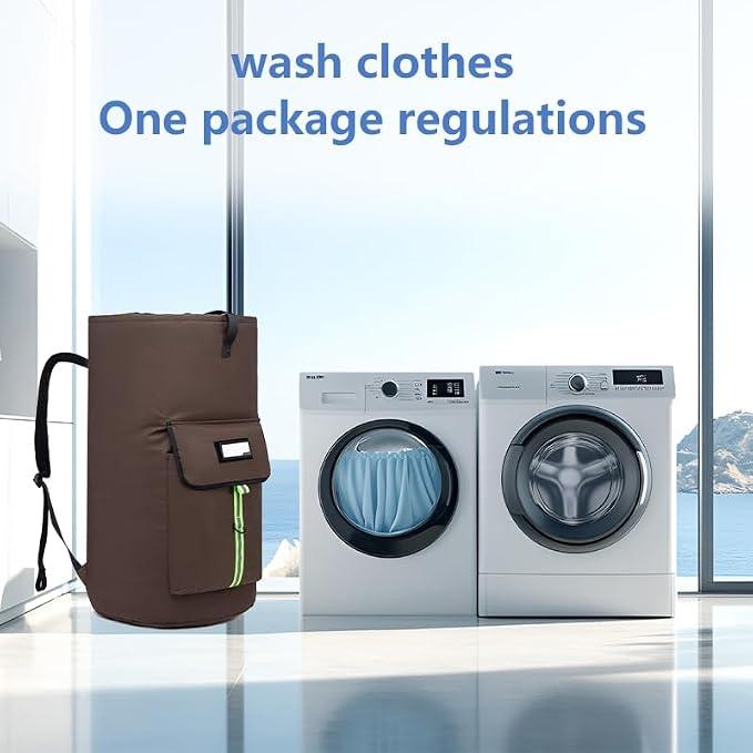 Extra-Large Heavy Duty Laundry Bag Backpack - Image 8