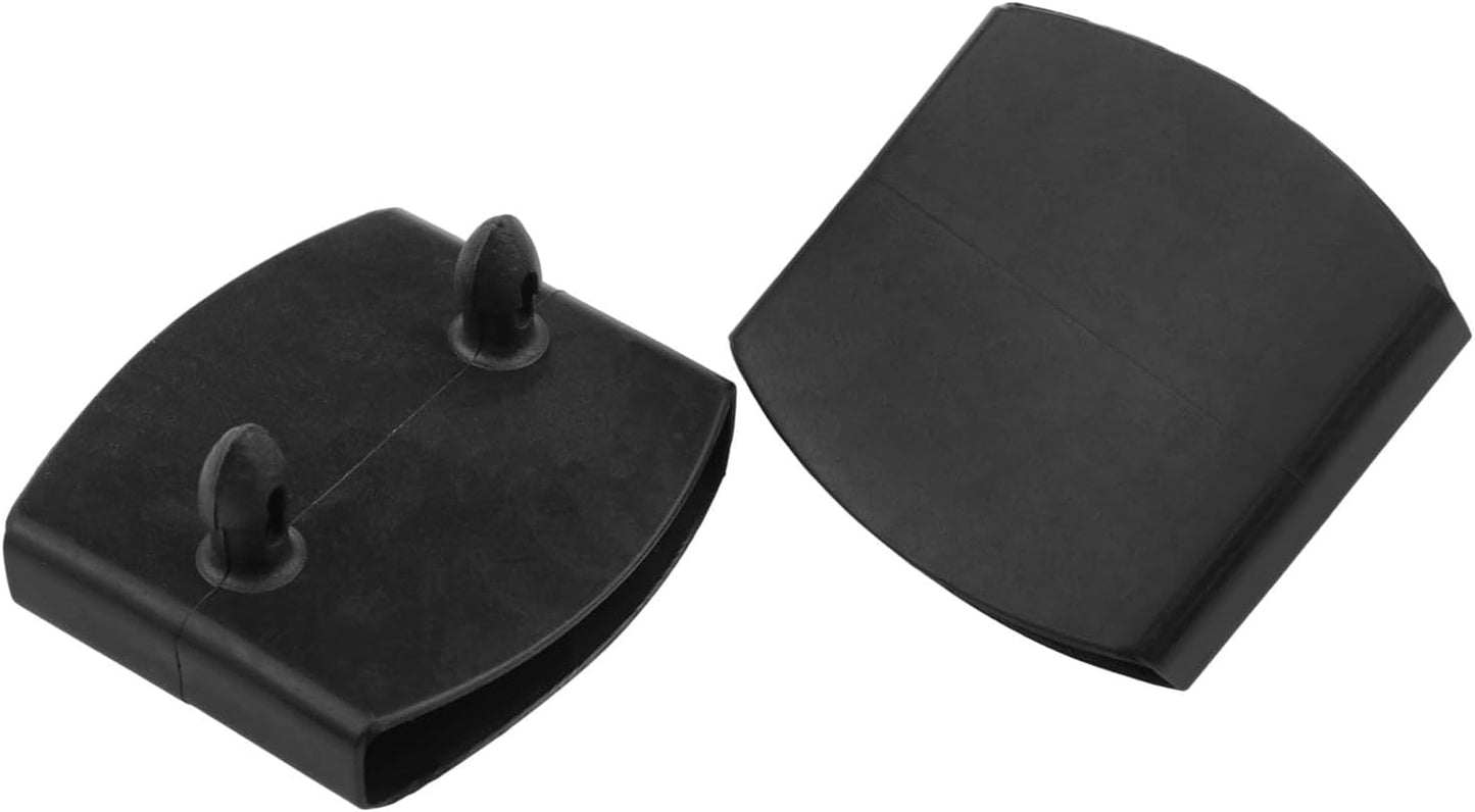 Lovelysp 20PCS Black Plastic Bed Central slats Bed Board Support Center Cover and end Cover Replace the Bed Board Support End Cover Used for Fixing the Wooden Board (50×9mm / 1.96×0.35inch)