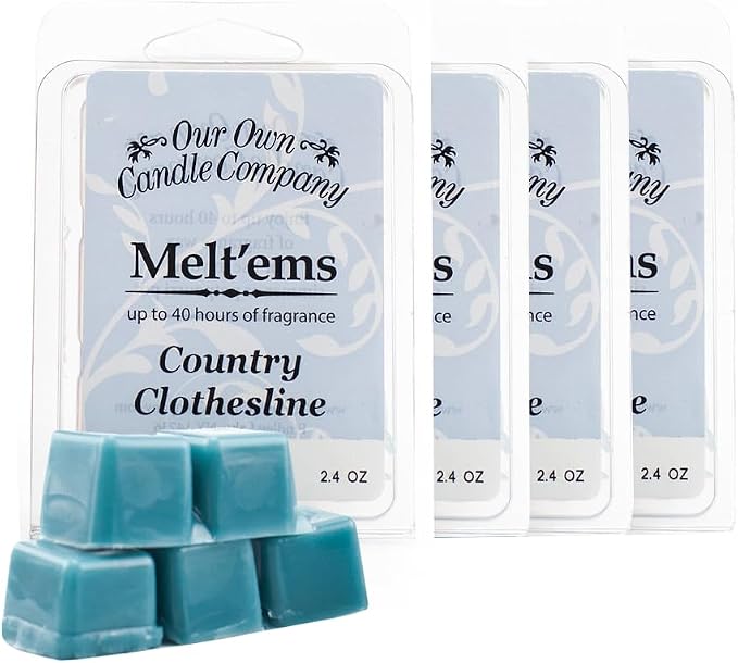 Our Own Candle Company Premium Wax Melt, Country Clothesline Scent, 6 Cubes - Image 2