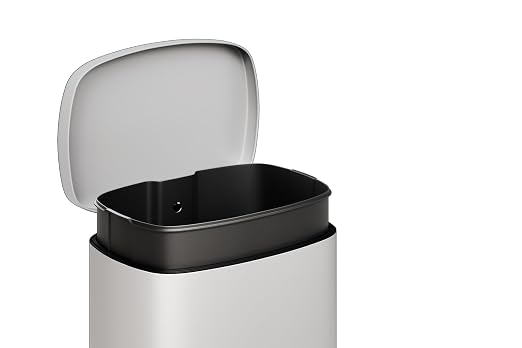 Garvee 13 Gal and 2.6 Gal Metal Trash Can Combo Set, Rustproof Garbage Can - Image 9