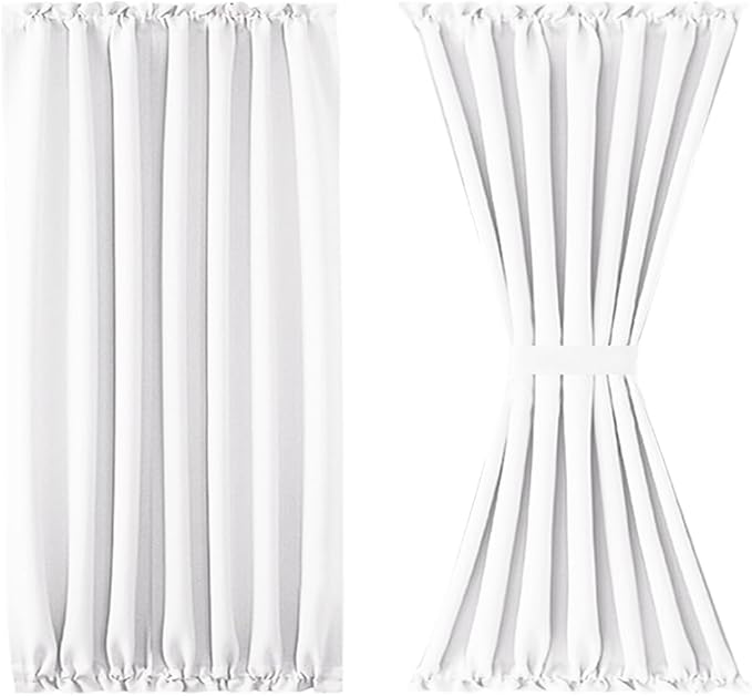 DWCN French Door Curtains – Rod Pocket Thermal Curtain - Image 7