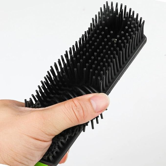 Rubber Pet Cat Dog Hair Removal Brush Lint & Hair Remover Brush, Silicone Lint - Image 2