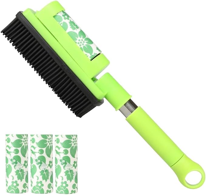 Rubber Pet Cat Dog Hair Removal Brush Lint & Hair Remover Brush, Silicone Lint by throw