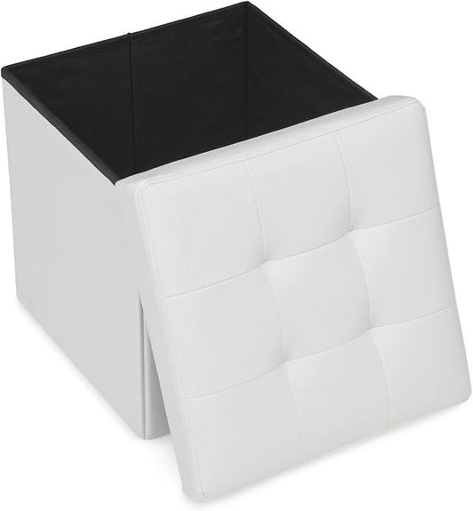 Athena Collection 15" Storage Ottoman Bench Folding Bench by AthenaCollectionFurniture
