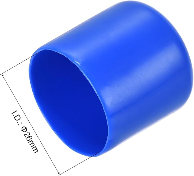 uxcell 20pcs Rubber End Caps 26mm ID Vinyl Round Tube Bolt Cap Cover Screw - Image 3