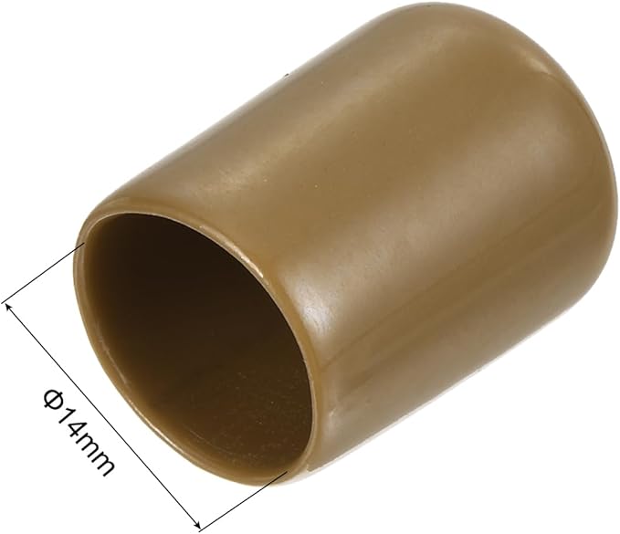 uxcell 20pcs Rubber End Caps 14mm ID Vinyl PVC Round Tube Bolt Cap Cover Screw - Image 3