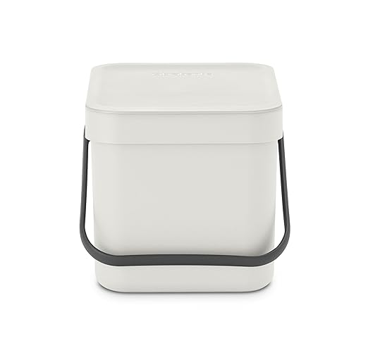 Brabantia Sort & Go Food Trash Can Small Countertop Kitchen Compost Caddy - Image 3