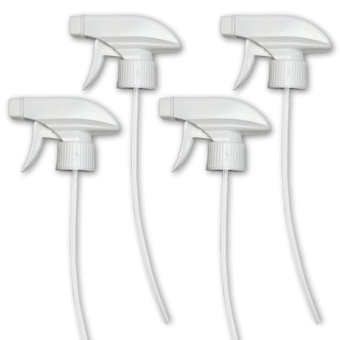 4-Pack White Trigger Sprayers by Serious+Soil