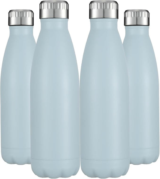 HASLE OUTFITTERS 17oz Stainless Steel Water Bottles Bulk, Vacuum Insulated by HASLEOUTFITTERS
