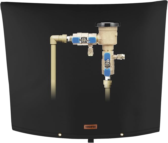 TOHONFOO Backflow Preventer Pipe Insulation Cover by TOHONFOO