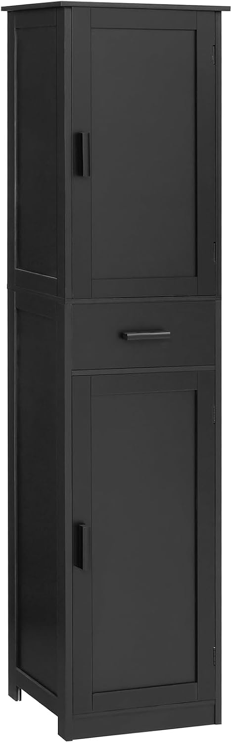 usikey 67'' Tall Storage Cabinet with 4 Shelves & 2 Doors, Bathro...