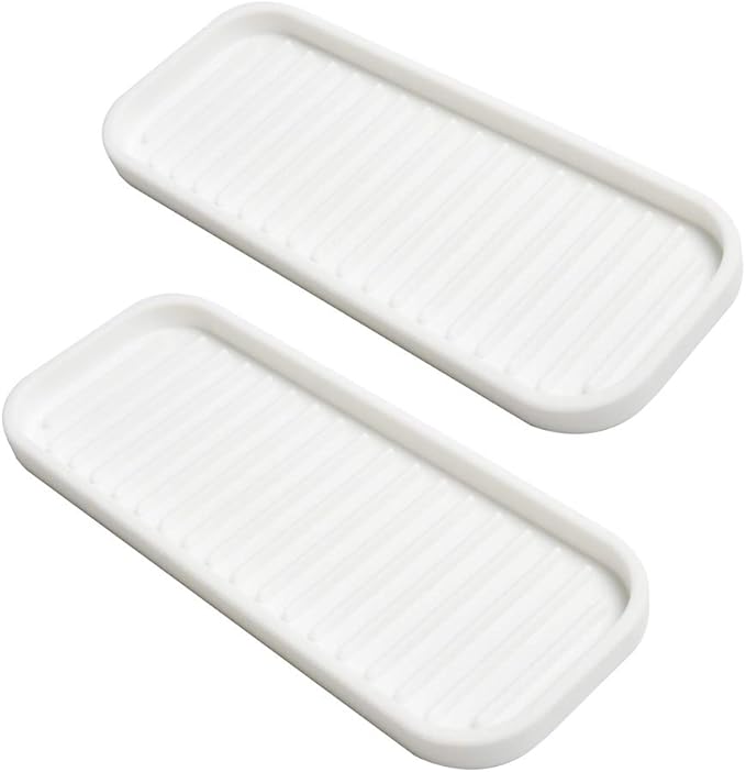 Silicone Sponge Holder Kitchen Sink Organizer Tray Dish Caddy Soap Dispenser by Gosmol