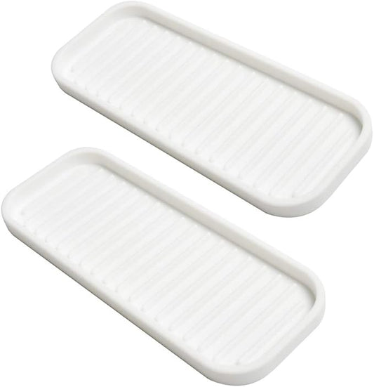 Silicone Sponge Holder Kitchen Sink Organizer Tray Dish Caddy Soap Dispenser by Gosmol
