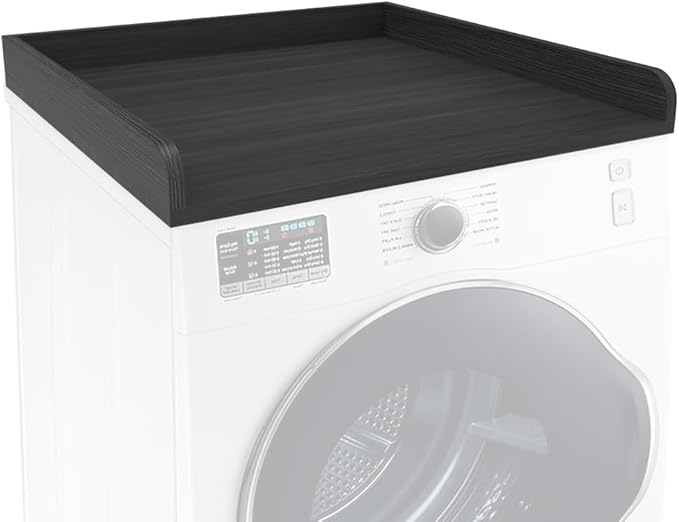 Washer Dryer Countertop Only, Edge Rails-27.5" Depth*27.5" Width Laundry Room by SADIELIFE