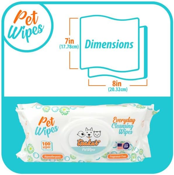 Txakur pet Wipes for Dogs and Cats Hypoallergenic Natural Products for - Image 2
