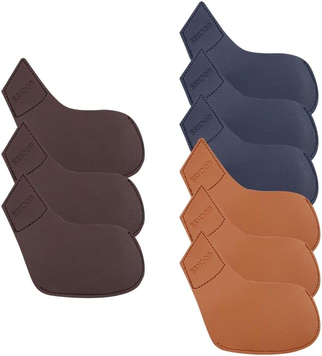 I Golf Iron Headcovers 10pcs PU Fit Both Right-Handed Clubs Golf Club Protector - Image 3
