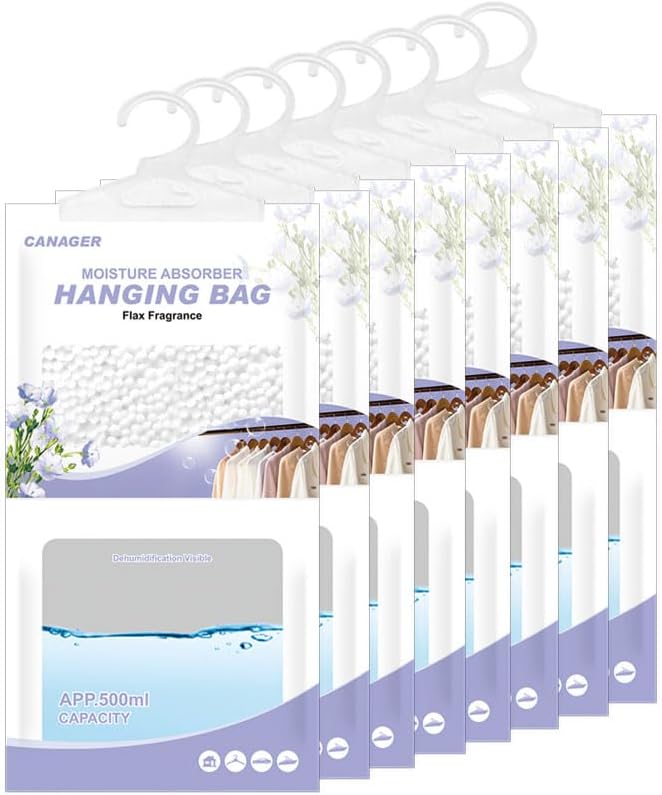 CANAGER Hanging Moisture Absorber, Flax Fragrance Moistureproof Desiccant by CANAGER