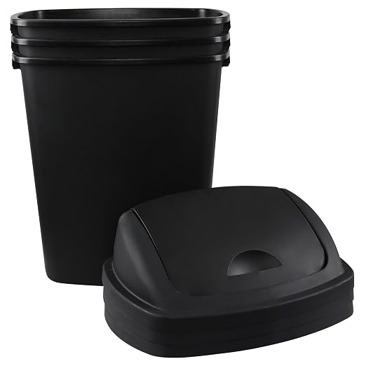 19 Gallon Kitchen Waste Bin, Large Plastic Trash Can, Holds 70 Liters - Image 7