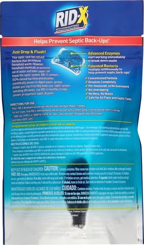 Rid-X Septic System Treatment, Septic Tank Treatment, 3-Monthly Supply Dual - Image 3