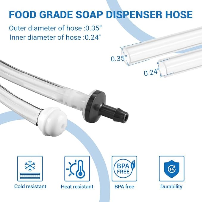 Yofidra Soap Dispenser for Kitchen Sink: Built in Sink Soap Dispenser Pump - Image 9