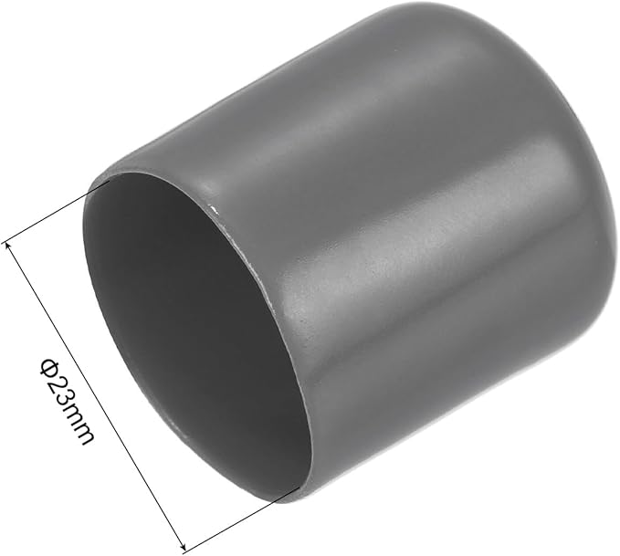 uxcell 20pcs Rubber End Caps 23mm ID Vinyl PVC Round Tube Bolt Cap Cover Screw - Image 3