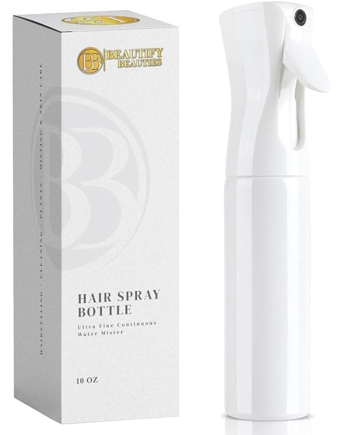 BeautifyBeauties Hair Spray Bottle – Ultra Fine Continuous Water Mister by Beautify+Beauties