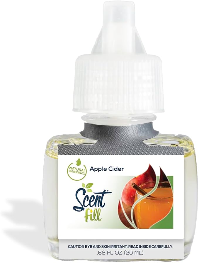 Scent Fill Apple Cider Plug in Air Freshener, Scented Oil Refills, 2 Refills + - Image 4