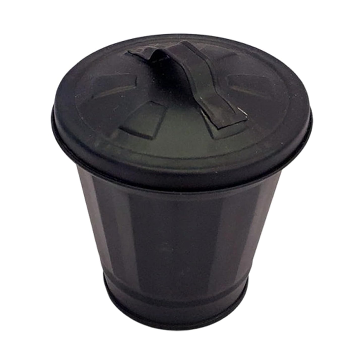 Innovative Iron Themed Trash Bin Household Rubbish Container Small Wastebasket Decorative Iron Trash Can