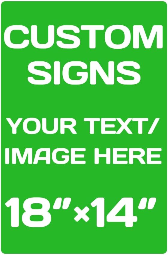 Personalized Aluminum Weatherproof Metal Signs by Repaly
