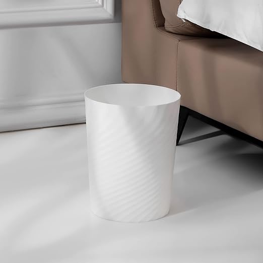 UUJOLY Plastic Small Trash Can Wastebasket, Garbage Container Basket - Image 2