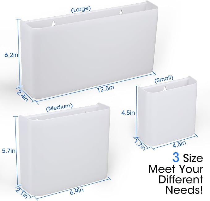 Picowe 3 PCS Magnetic Laundry Storage, Magnetic Storage Box - Image 2