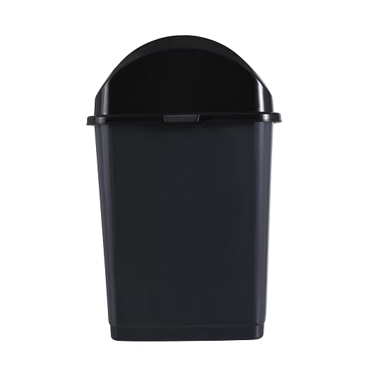 Superio Kitchen Trash Can with Swing Top Lid 9 Gallon Slim Waste Bin 37 Qt - Image 2