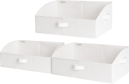 StorageWorks Closet Storage Bins, Trapezoid Organizer Box by StorageWorks