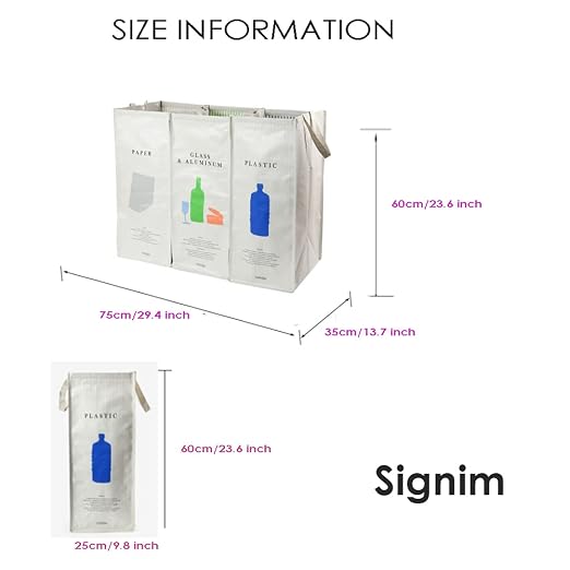 216 Separate Recycling Waste Bin Bags - Image 8