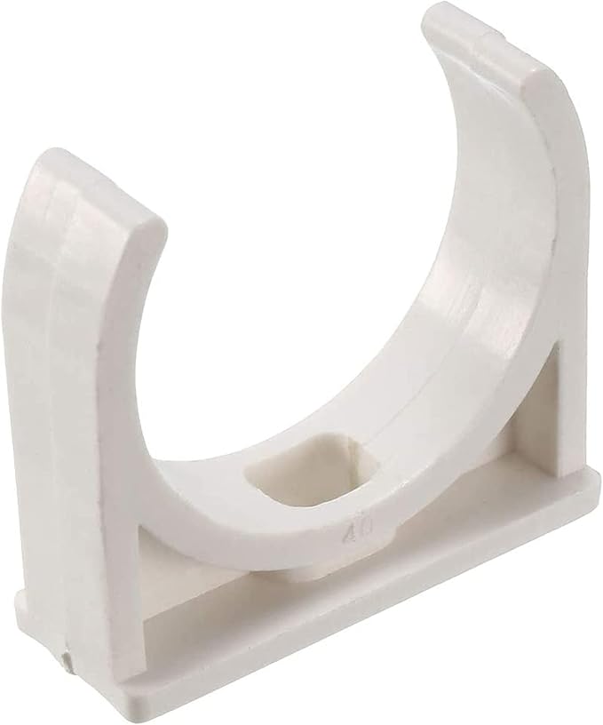 30 Pcs U-Shaped PVC Water Pipe Clamps, U-Shaped Buckles Fit by Unknown