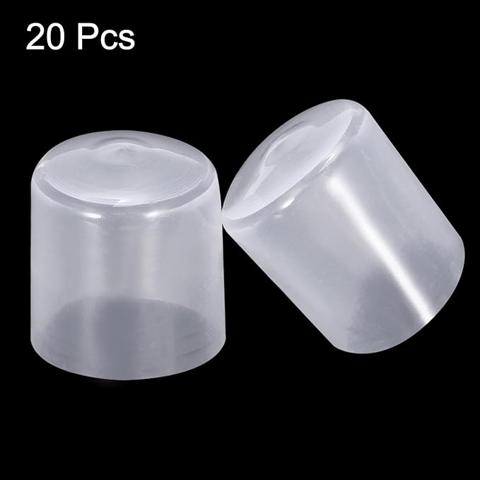 uxcell 20pcs Rubber End Caps 29mm ID Vinyl PVC Round Tube Bolt Cap Cover Screw - Image 2