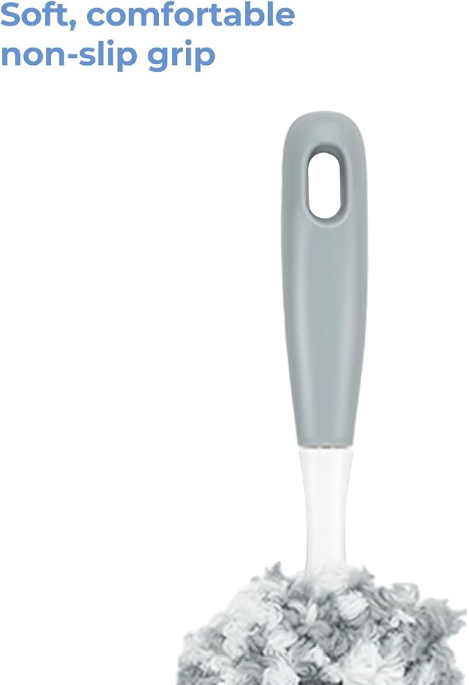Microfiber Duster with an Extra Washable and Reusable Duster Head, Microfiber - Image 4