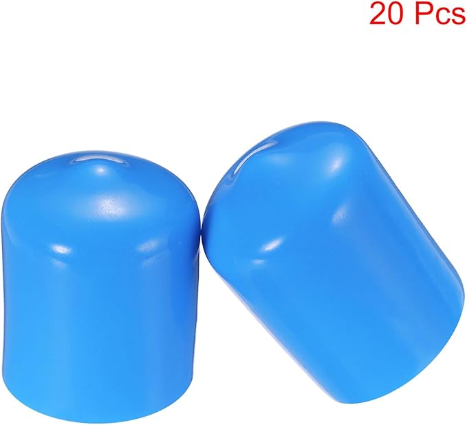 uxcell 20pcs Rubber End Caps 16mm ID Vinyl PVC Round Tube Bolt Cap Cover Screw - Image 2