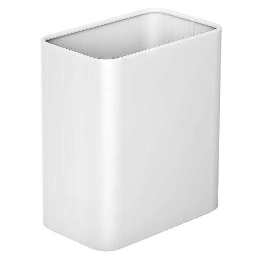 Cesun Small Bathroom Trash Can 2.1 Gallon Wastebasket, Modern Metal Garbage Can by Cesun