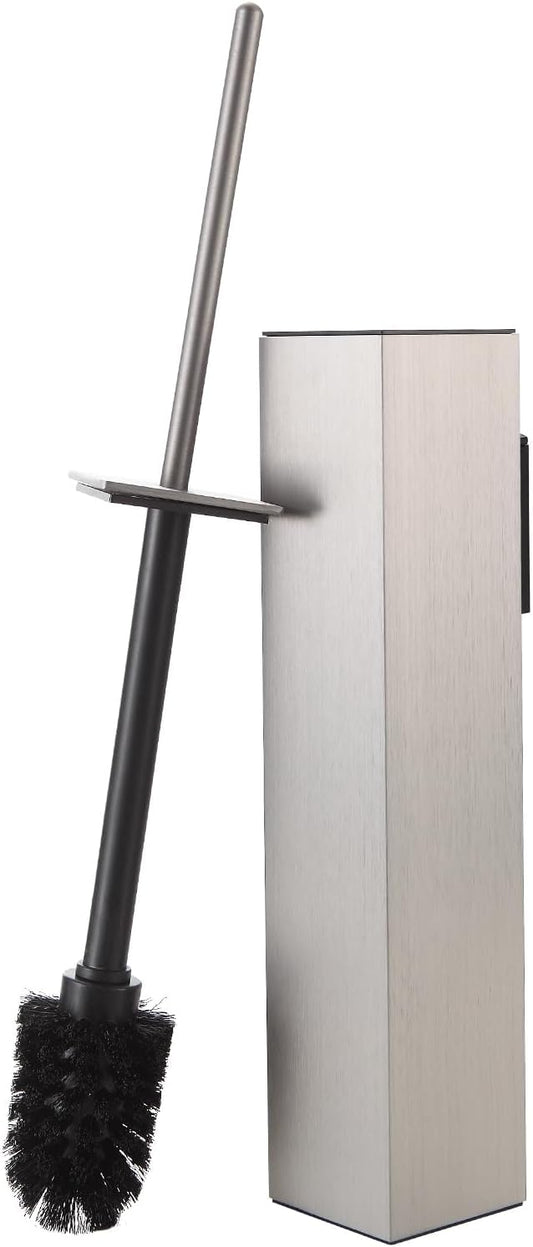 BGL Toilet Brush and Holder Set Brushed Nickel Wall Mounted by BGL
