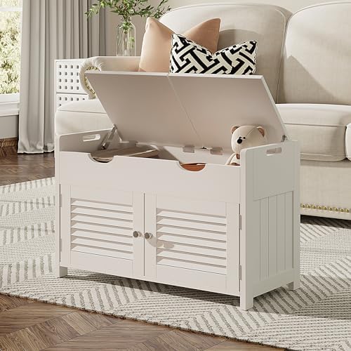 ChooChoo Shoe Storage Bench with Lift Top Storage & Cushioned Seats