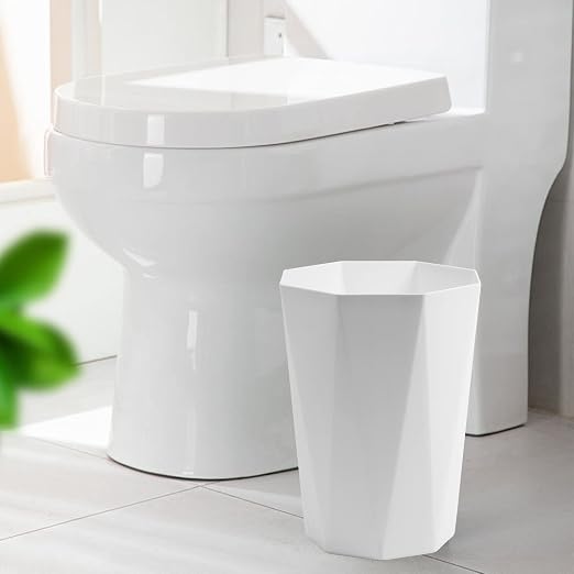 12L Trash Can Wastebasket Plastic Trash Bin Garbage Container Rubbish Can Paper - Image 7