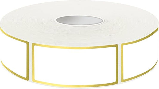 600 Golden Border Removable Freezer Labels Water Oil Resistant by Yeachlaing