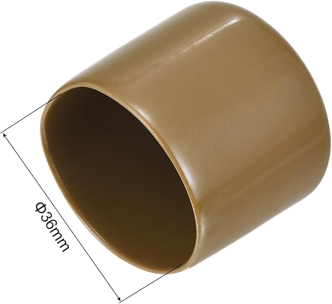 uxcell 20pcs Rubber End Caps 36mm ID Vinyl PVC Round Tube Bolt Cap Cover Screw - Image 3