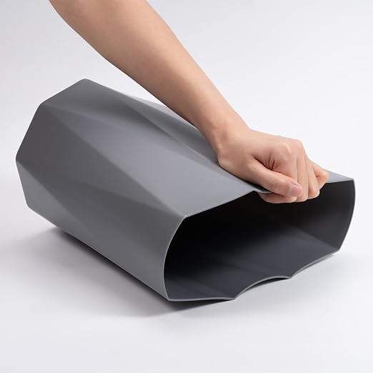 12L Trash Can Wastebasket Plastic Trash Bin Garbage Container Rubbish Can Paper - Image 4
