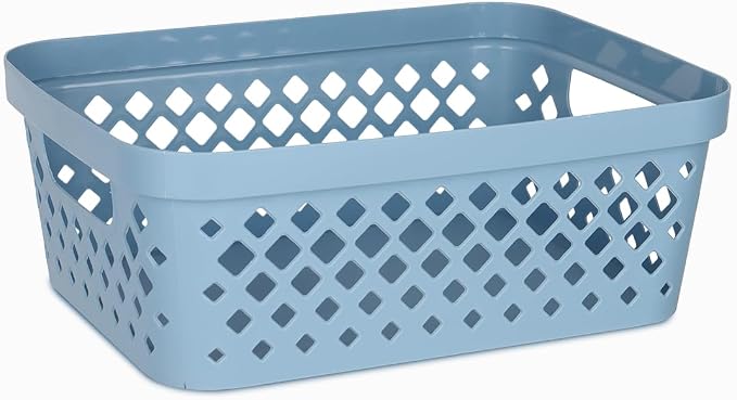 Glad Plastic Storage Basket Set, Value Pack of 6 | Open Storage Bins - Image 2