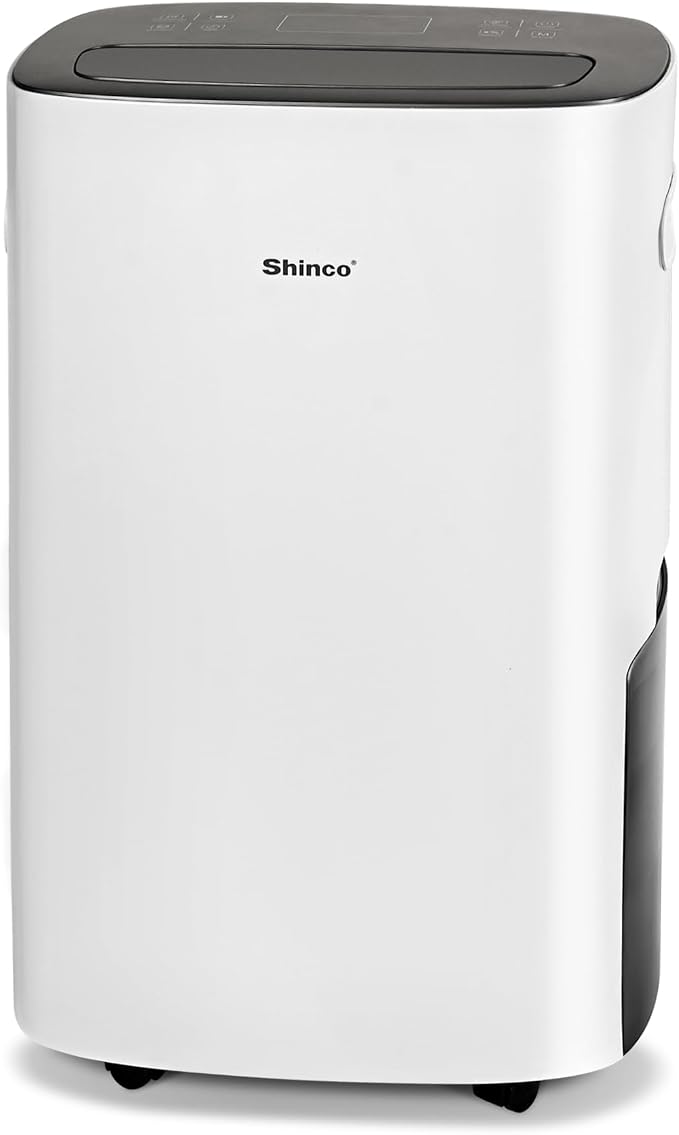 Shinco 86 Pints Dehumidifier for Home and Basements, 5000 Sq.Ft Dehumidifiers by ShincoAirConditionerDehumidifier